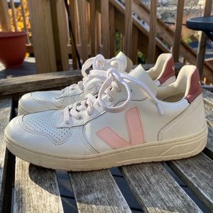 Veja V-10 Leather Sneakers